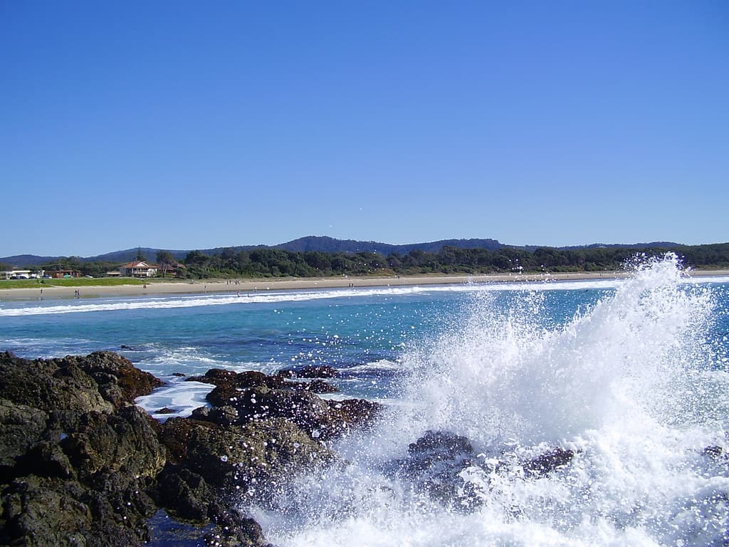 Woolgoolga Beach view 3