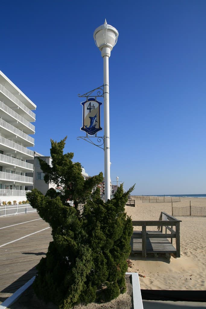 Ocean City Boardwalk Beach view 3