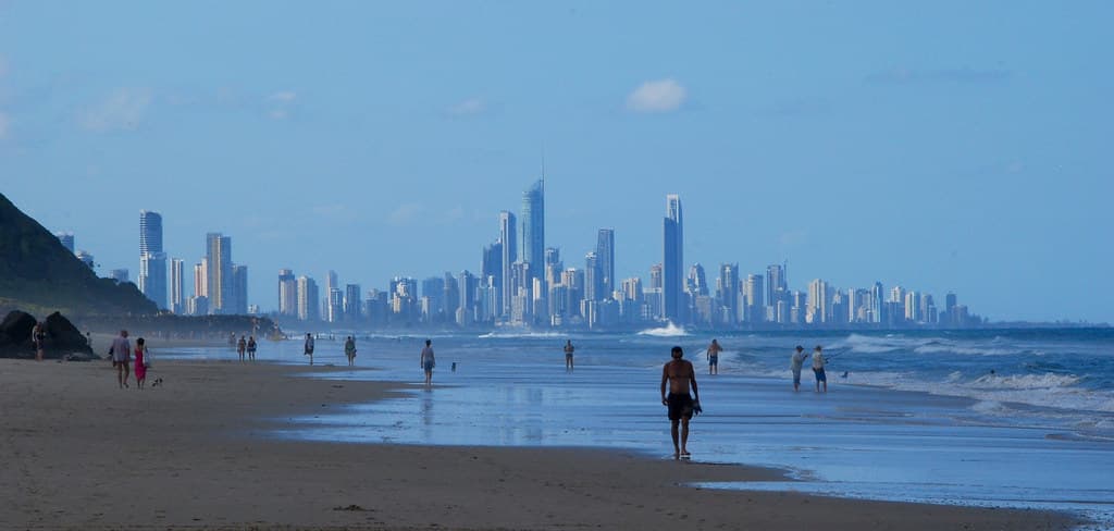 Surfers Paradise Beach view 3