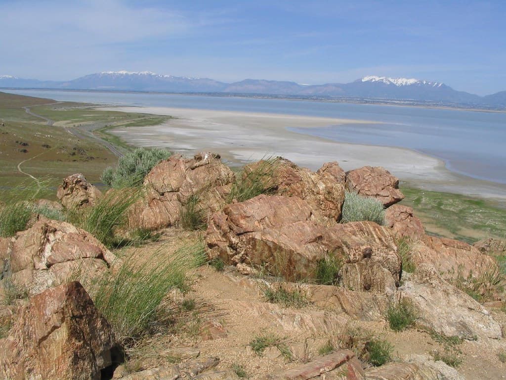Great Salt Lake from Antelope Island State Park, Utah
