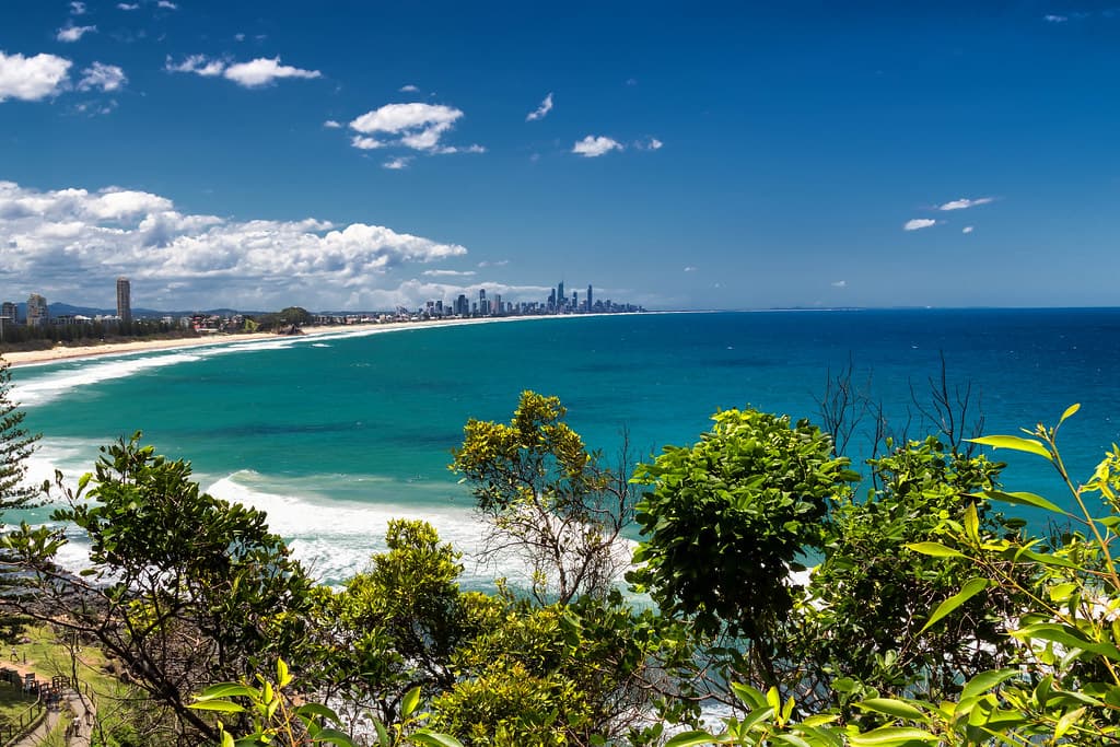 Burleigh Heads Beach view 2