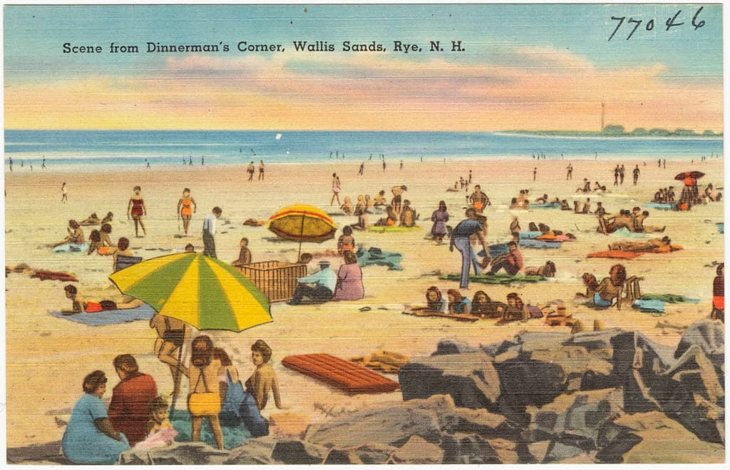Wallis Sands Beach view 2