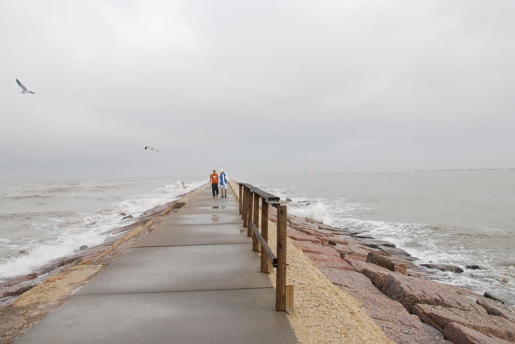 Surfside Jetty Park in Surfside Beach, Texas