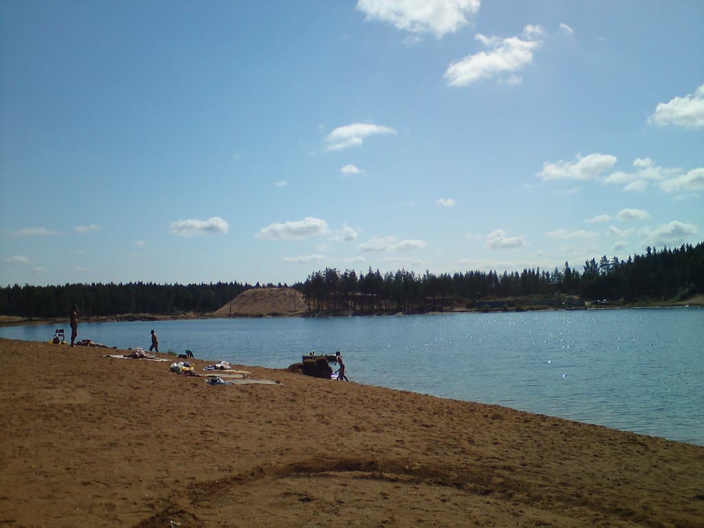Malaya Izhora Shore Beach view 2