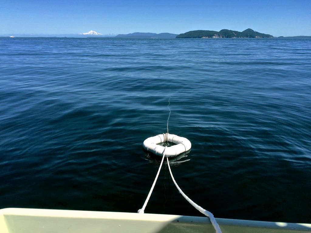 deploying a clothesline anchor