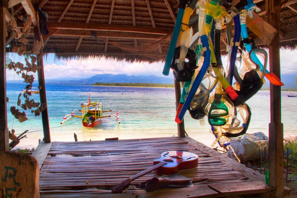Gili Meno Beach view 2