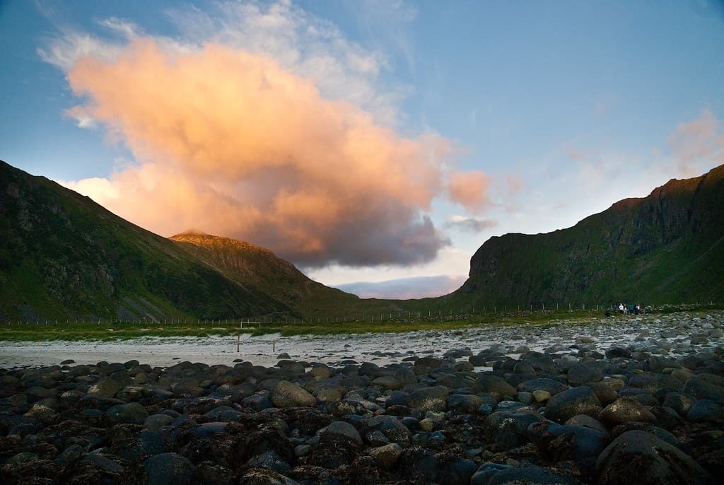 Unstad Beach and Valley