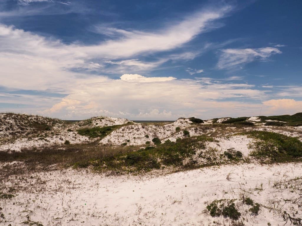 Topsail Hill Preserve State Park Beach view 2
