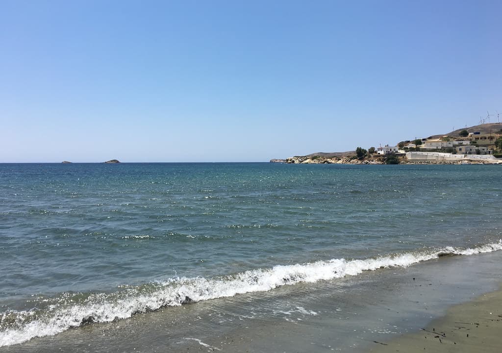 Agia Marina Beach view 2