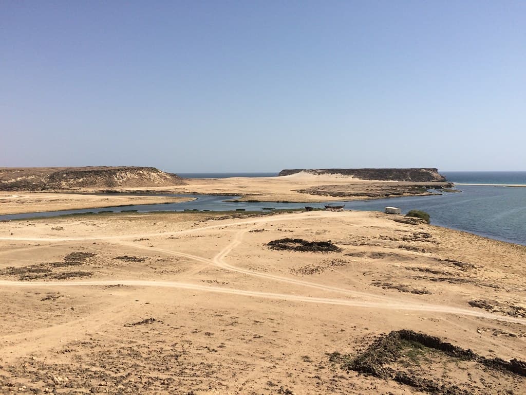 Taqah Cliff Beach