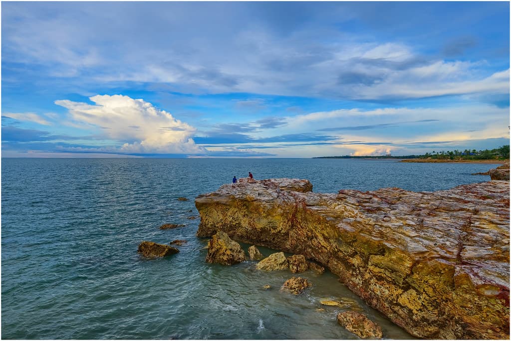 Monsoon season late afternoon sky (looking North from Nightcliff Jetty)