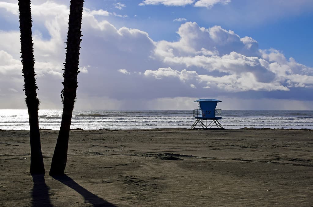 Sunset and Storm, Oceanside, CA 2016