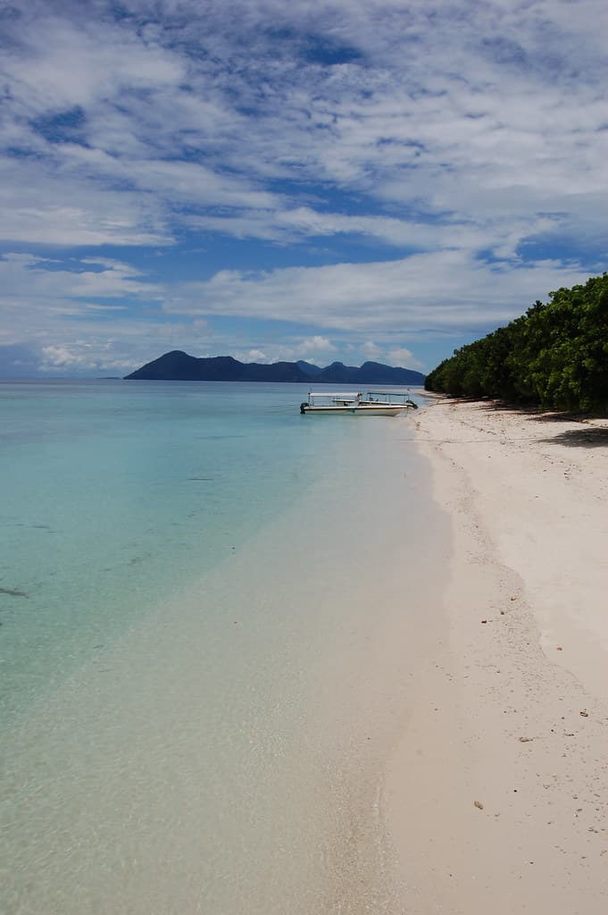 Pom Pom Island Beach view 3