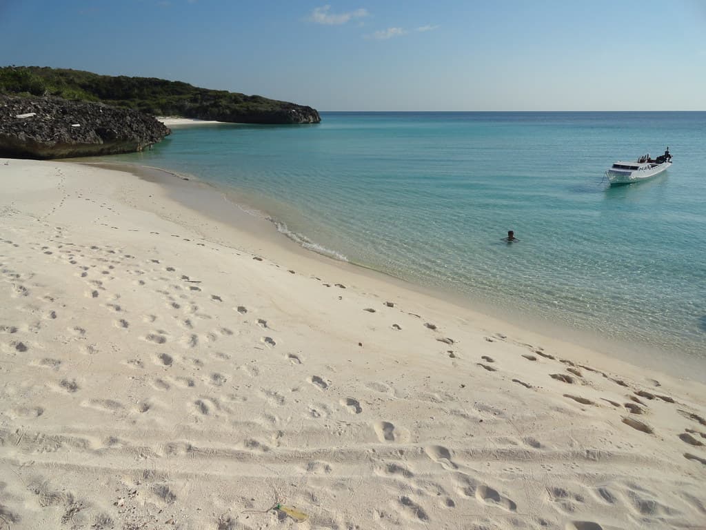 Twin Beaches on a Small Island off the South-west Coast of Selayar, South Sulawesi
