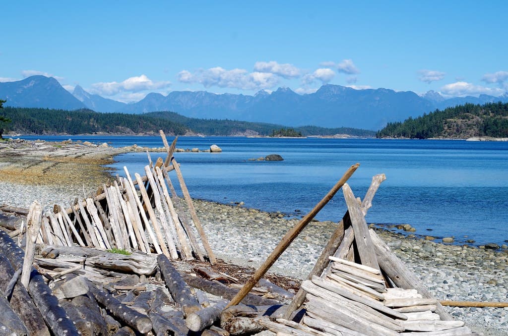 Hague Lake Beach