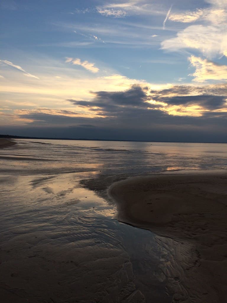 Narva River Mouth Russian Shore view 2