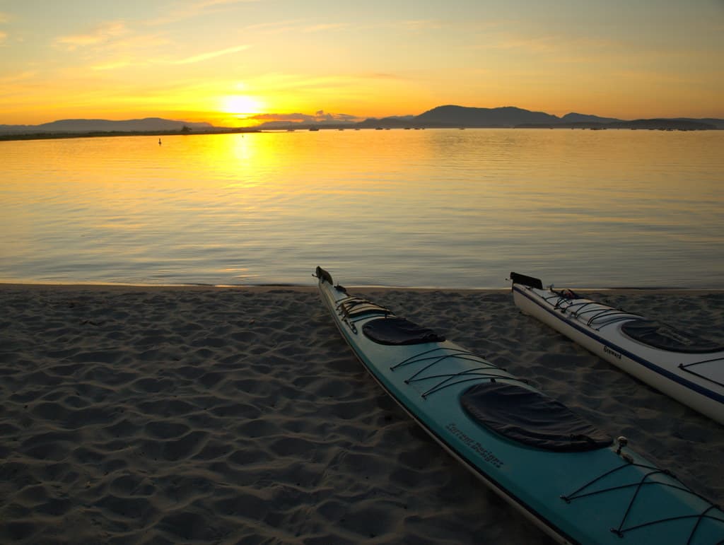 Sidney Spit Beach