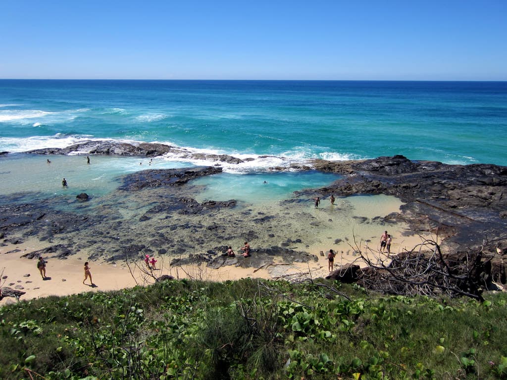 Champagne Pools Beach view 2