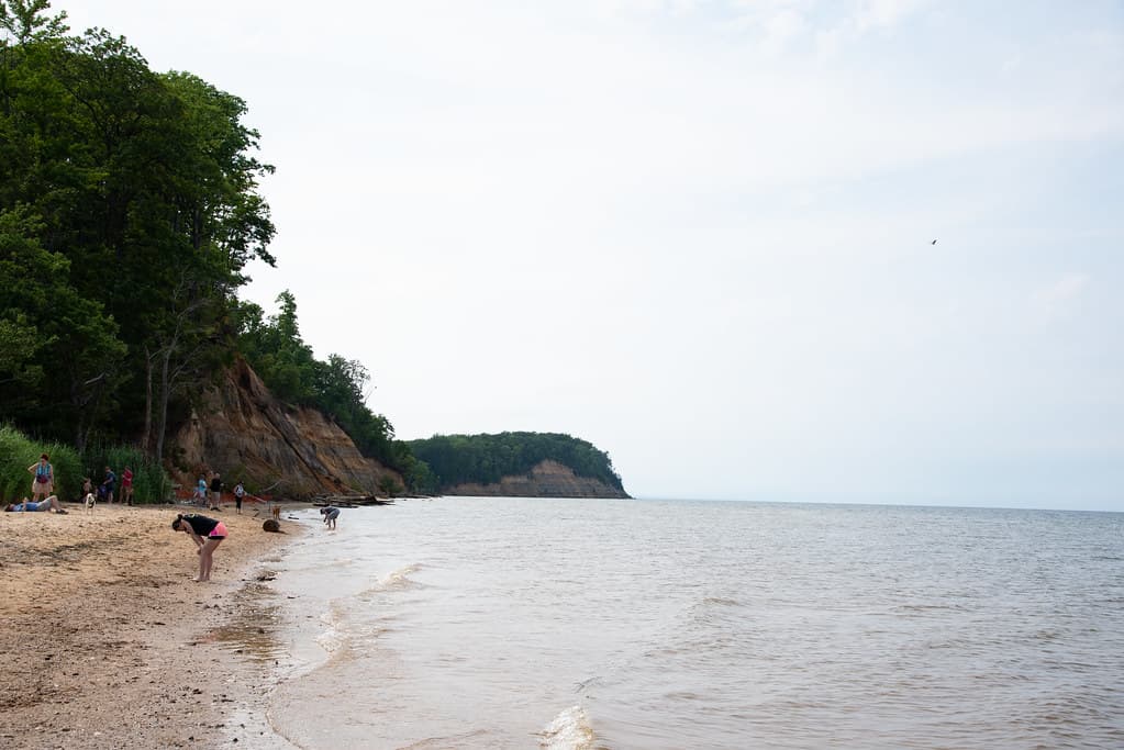 Calvert Cliffs State Park Beach view 2
