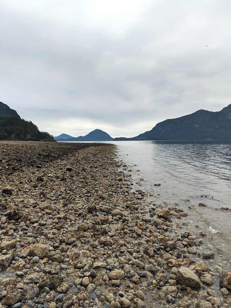 Porteau Cove Beach — photo by Ruth and Dave