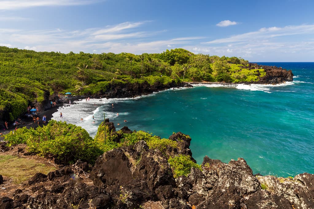 Waiʻānapanapa State Park Black Sand Beach