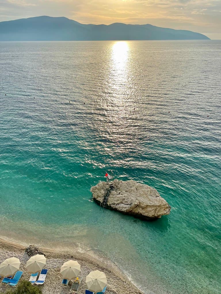 Marina Orikum Beach view 2