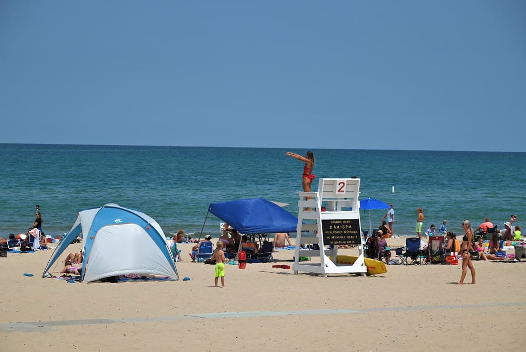 Indiana Dunes State Park Beach