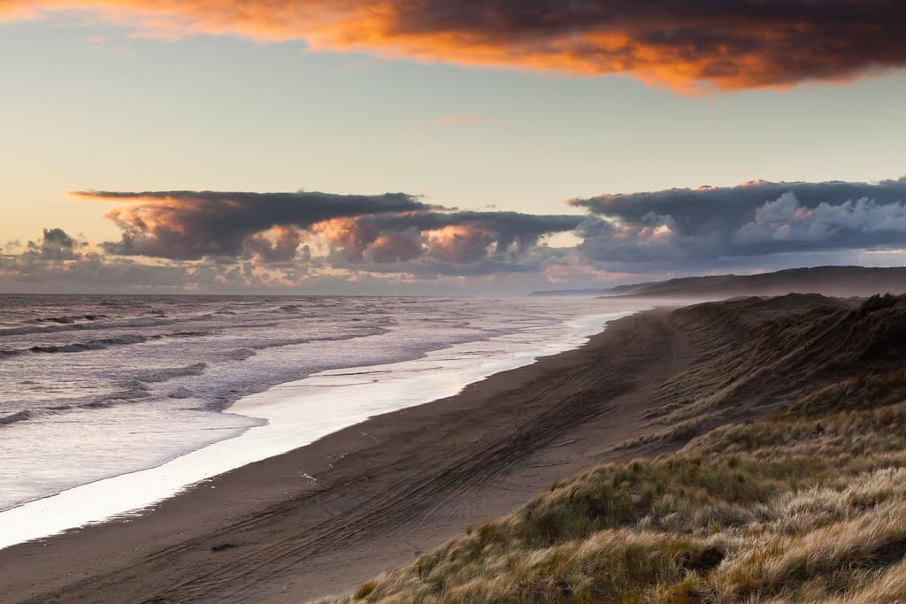 Waikato River Mouth Beach