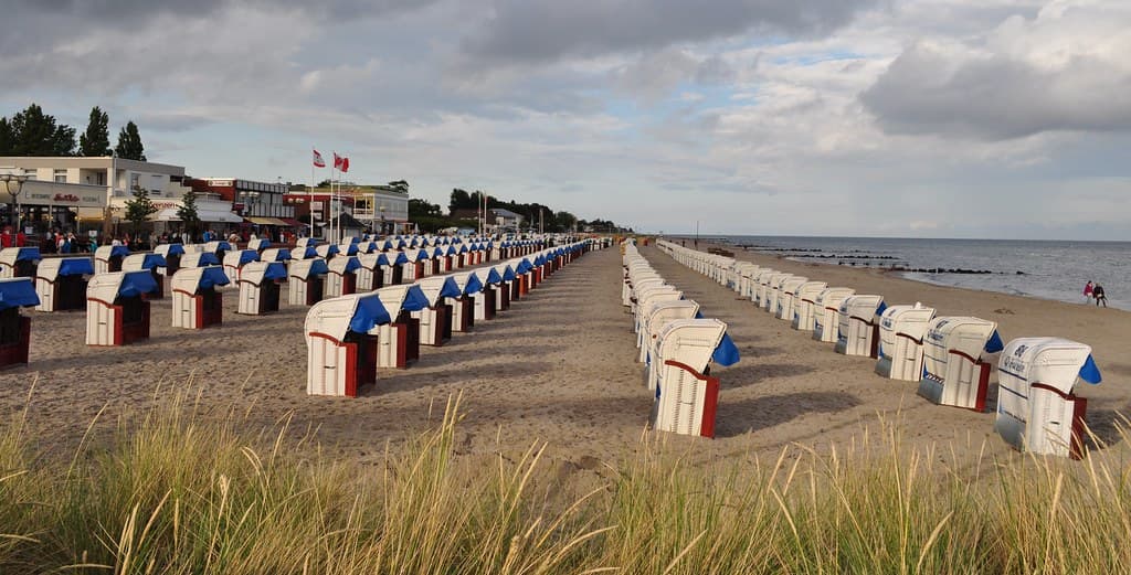 Lensterstrand Beach view 2