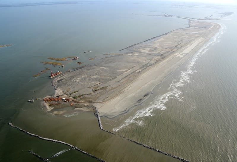Marsh Island Gulf Beach view 2