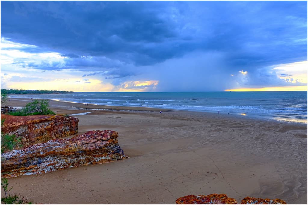 Casuarina Beach stormy sunset.02