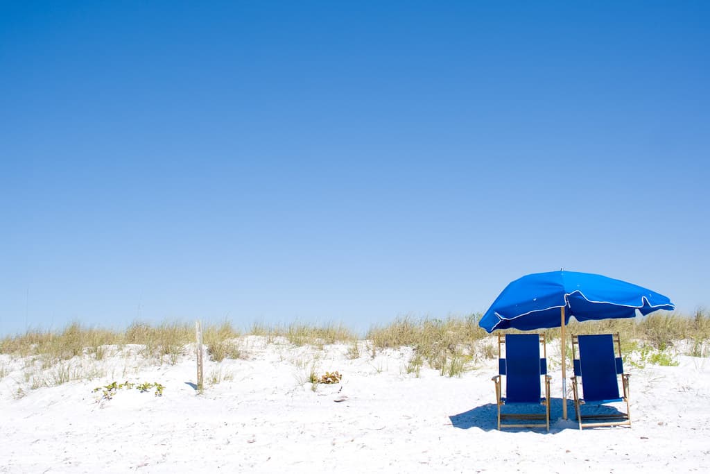 Honeymoon Island State Park Beach view 2