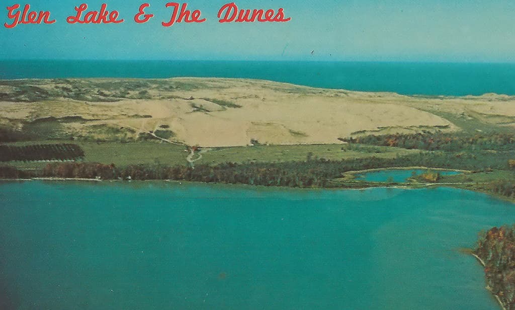 Glen Lake Beach view 2