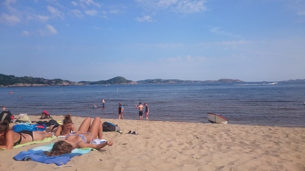 Kanelstranda Beach view 2
