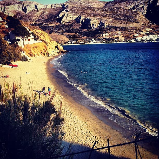 Aegiali Beach