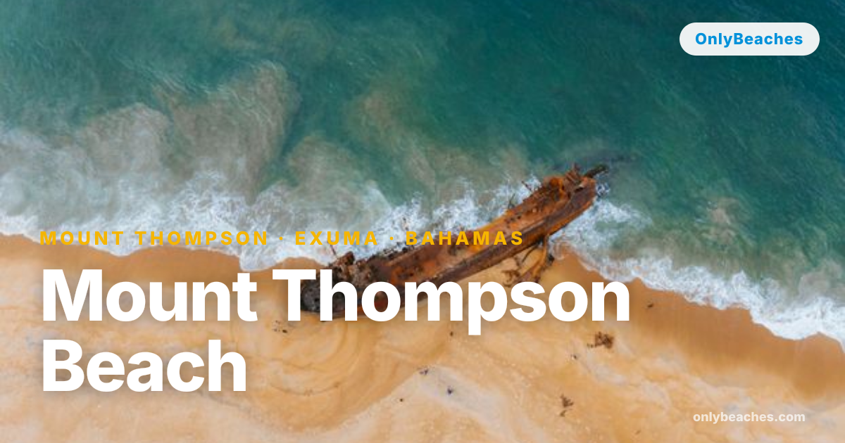 Mount Thompson Beach: Secluded Sands on Exuma's North Shore | OnlyBeaches