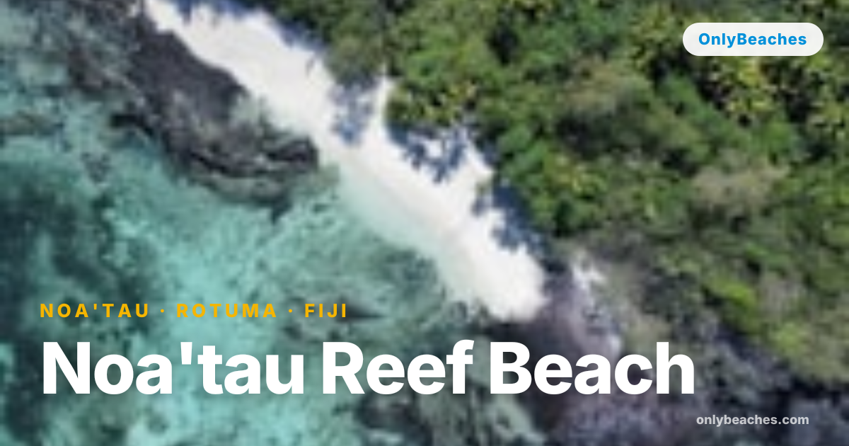 Noa'tau Reef Beach: Rotuma's Hidden Snorkeling Haven, Fiji | OnlyBeaches