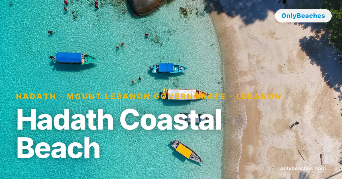 Hadath Coastal Beach: Sun & Family Fun in Mount Lebanon | OnlyBeaches