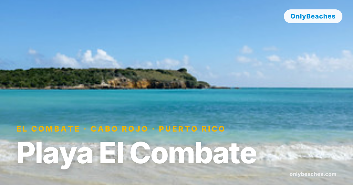Playa El Combate: Sunset Views & Calm Swims in Cabo Rojo, PR | OnlyBeaches