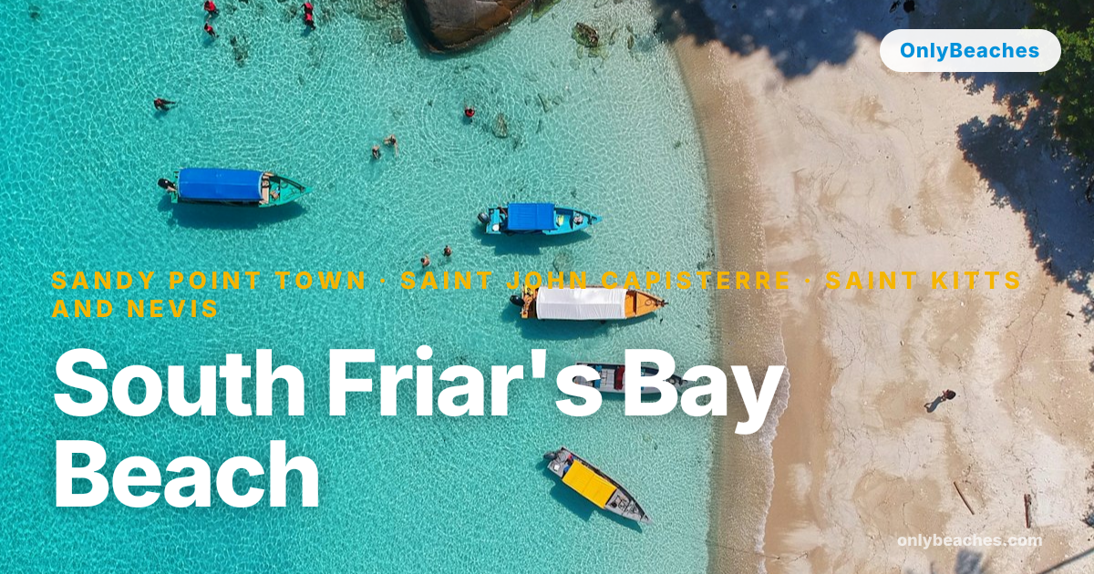 South Friar's Bay: Iconic White Sands of St. Kitts | OnlyBeaches