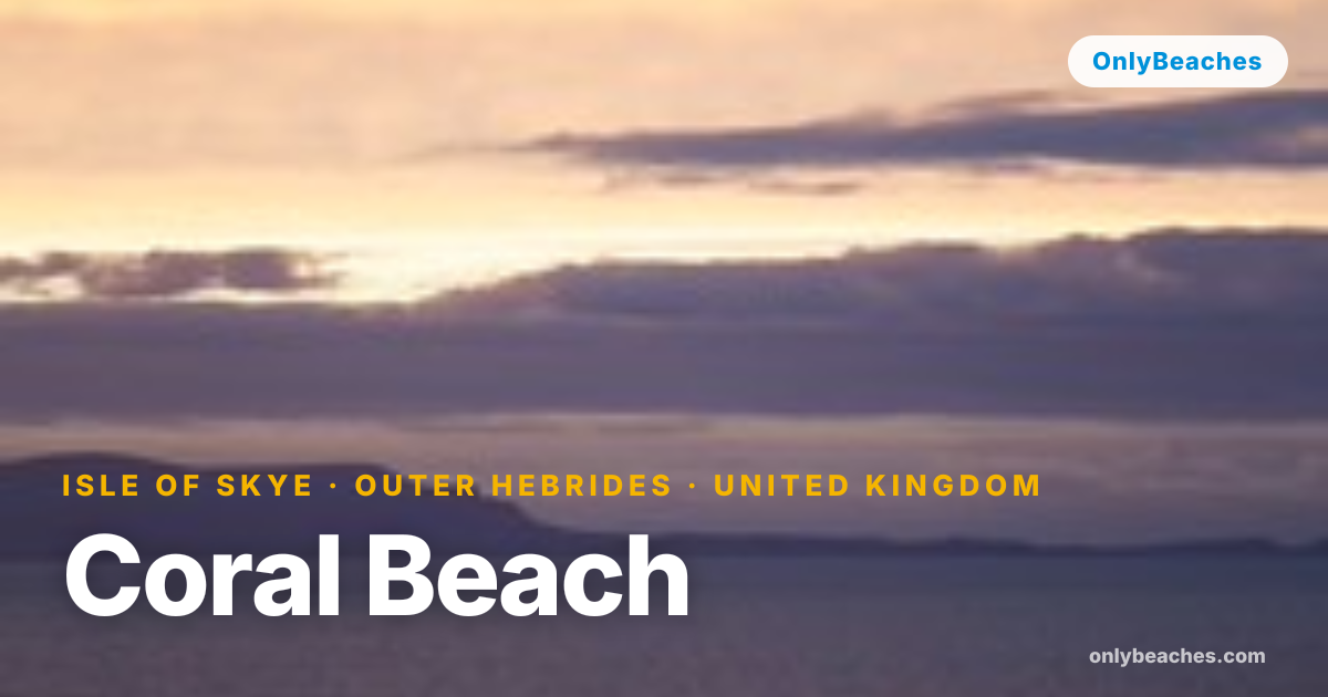 Coral Beach, Isle of Skye: White Sand & Turquoise Waters | OnlyBeaches